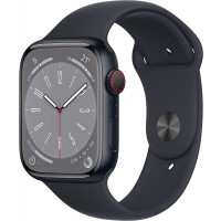 Apple Watch Series 8 (GPS + Cellular 45mm) - Aluminiumgehäuse Mitternacht